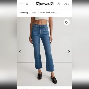 Madewell Cali Demi Bootcut
